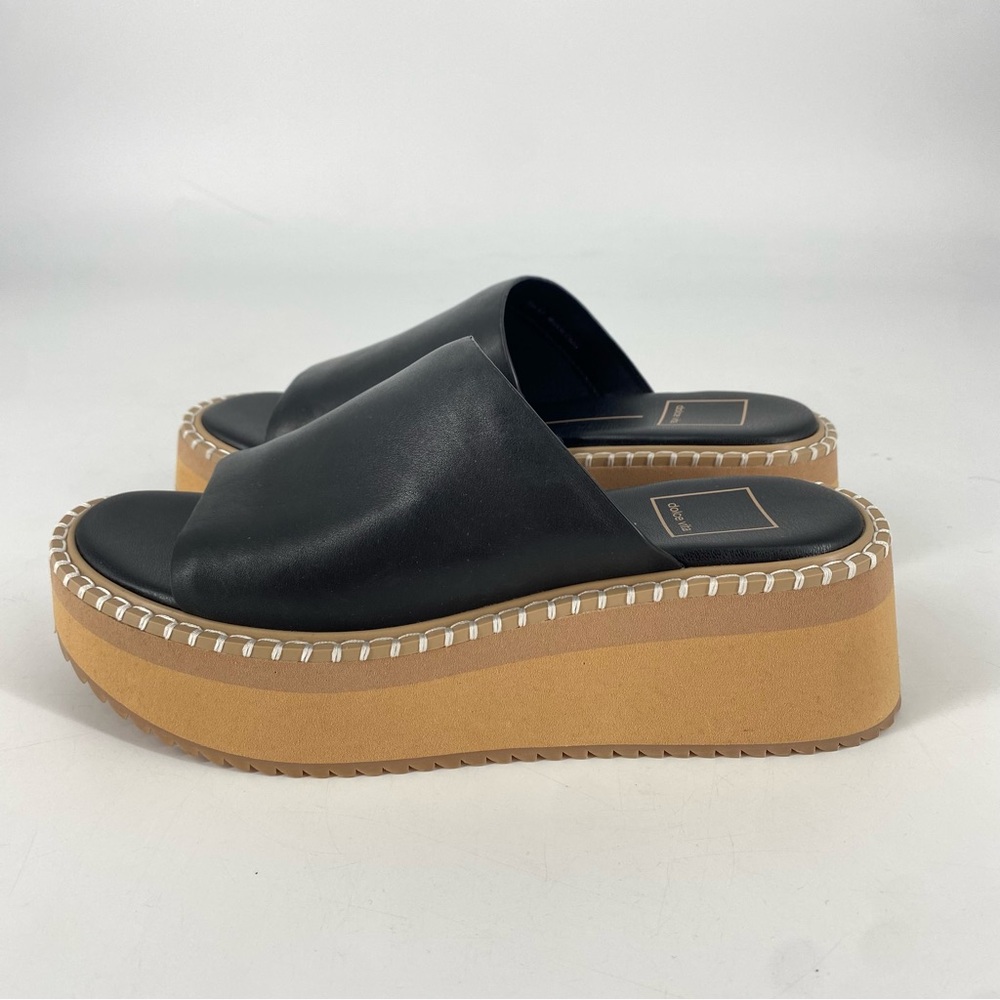 Dolce Vita Darcel Black Platform Sandals - Picture 4 of 8